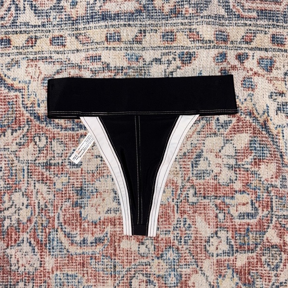 Free People FP Beach Dylan High Waist Colorblock Bikini Bottoms SZ XS NWOT - Picture 4 of 8